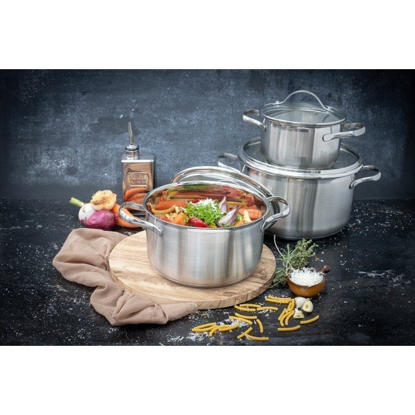 Nerūsējošā tērauda trauku komplekts (9 gab.) Horizon – ELO-image-4