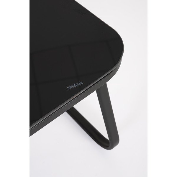 Antracīta pelēks tērauda dārza atpūtas komplekts 4 personām Gonzalo – Bizzotto-image-3