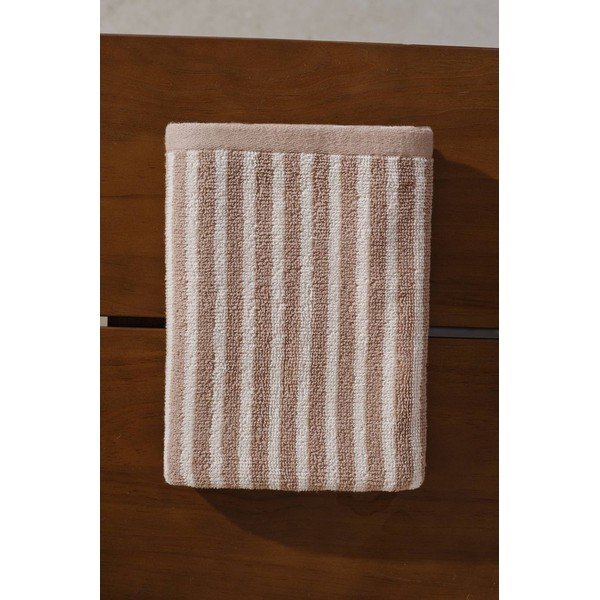 Bēšs/krēmkrāsas kokvilnas dvielis 50x70 cm Dixie – Jotex-image-1