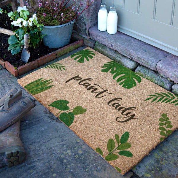 Kokosšķiedras kājslauķis 40x60 cm Plant Lady – Artsy Doormats-image-2