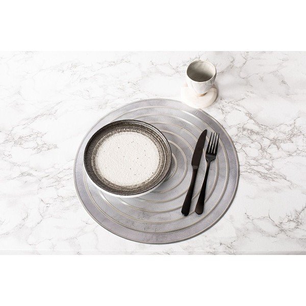 Sudraba krāsas galda paliktnis Tiseco Home Studio, ⌀ 39,5 cm-image-1