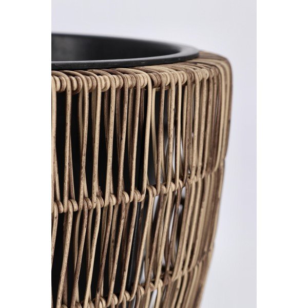 Plastmasas/mākslīgās rotangpalmas puķu podi (3 gab.) ø 44 cm Ayun – Bizzotto-image-3