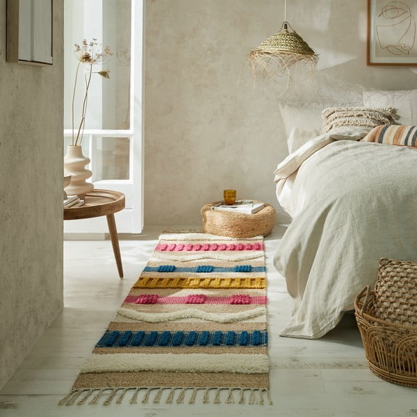 Dabīga toņa celiņa paklājs 60x230 cm Medina – Flair Rugs-image-1