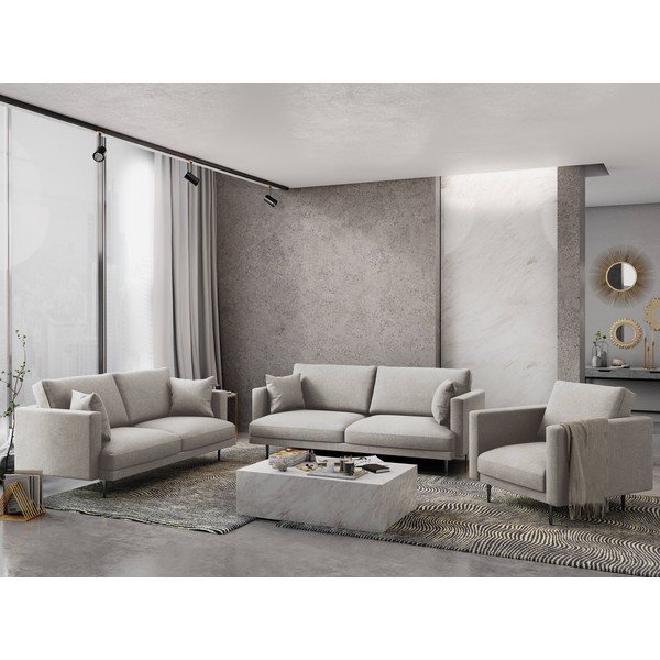 Bēšs atpūtas krēsls Milo Casa Piero-image-1