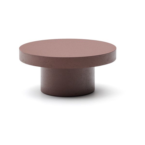 Betona apaļš dārza kafijas galdiņš ø 66 cm Aiguablava – Kave Home