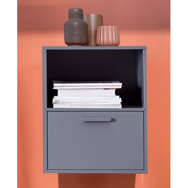 Pelēks sienas naktsgaldiņš Keep by Hammel-image-1