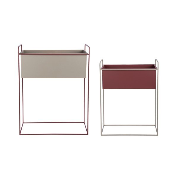 Metāla puķu podu statīvi (2 gab.) (augstums 65 cm) Reina – PT LIVING-image-3