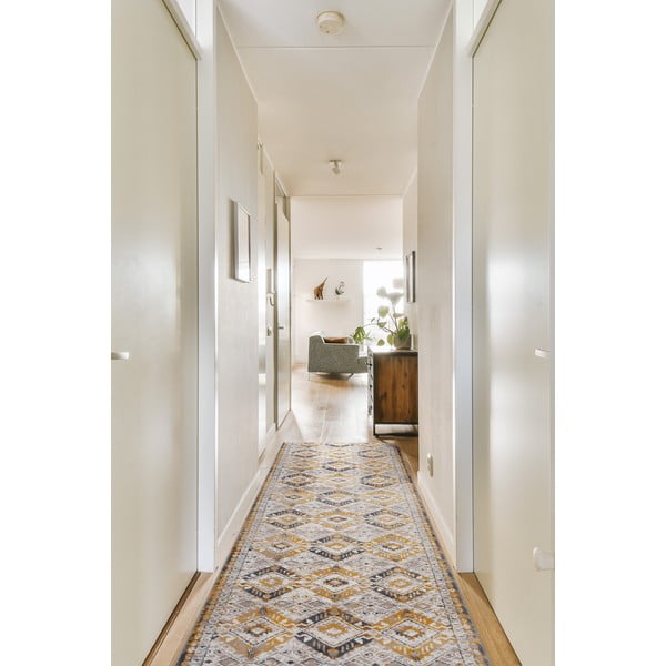 Bēšs celiņa paklājs 80x250 cm Soft Eman – FD-image-1