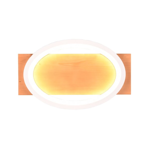 Balta/dabīga toņa LED sienas lampa ar regulējamu spilgtumu Barca – Trio-image-1