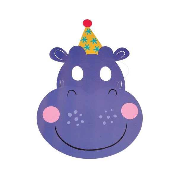 6 papīra masku komplekts Rex London Party-image-1