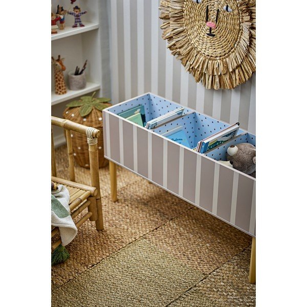 Bēšs bērnu grāmatu plaukts 90x50x30 cm Salam – Bloomingville Mini-image-1