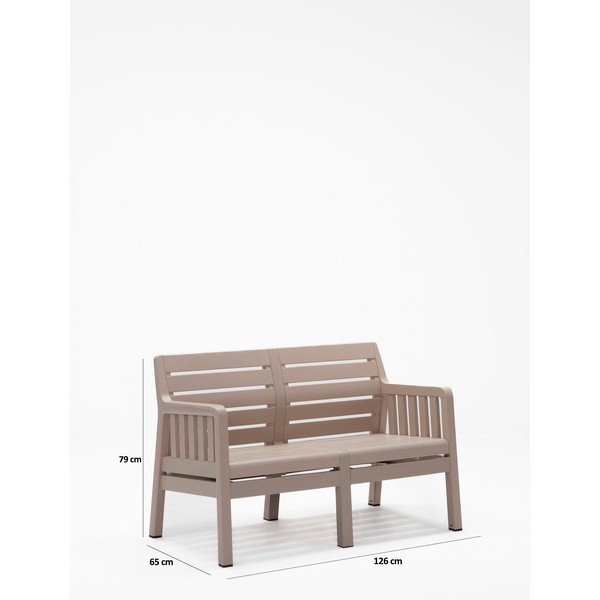 Bēšs dārza atpūtas komplekts 4 personām Lara – Floriane Garden-image-4