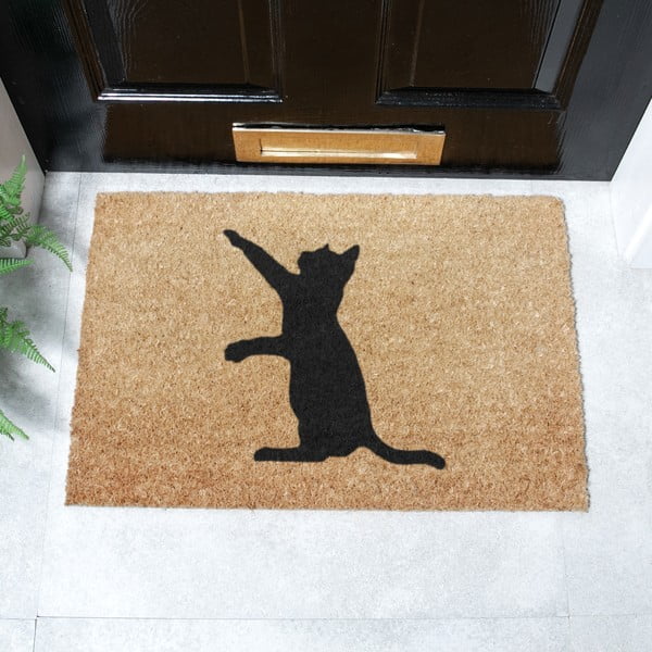 Kokosšķiedras kājslauķis 40x60 cm Cat – Artsy Doormats-image-2