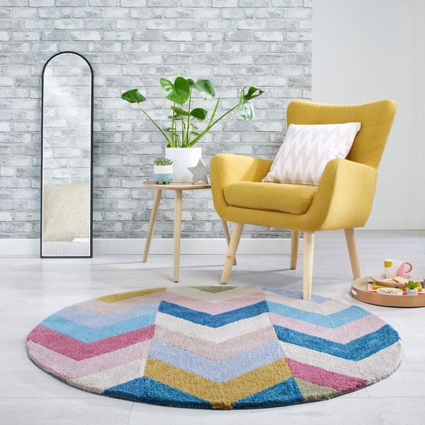 Paklājs Flair Rugs Chroma, ø 133 cm-image-4