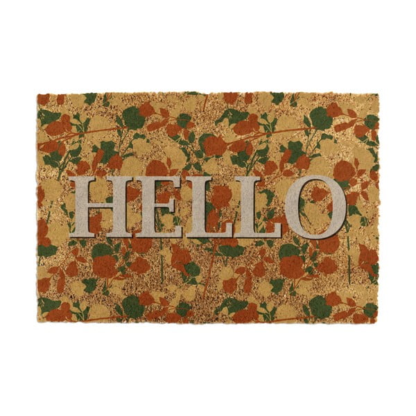 Kokosšķiedras kājslauķis 40x60 cm Hello Floral – Artsy Doormats