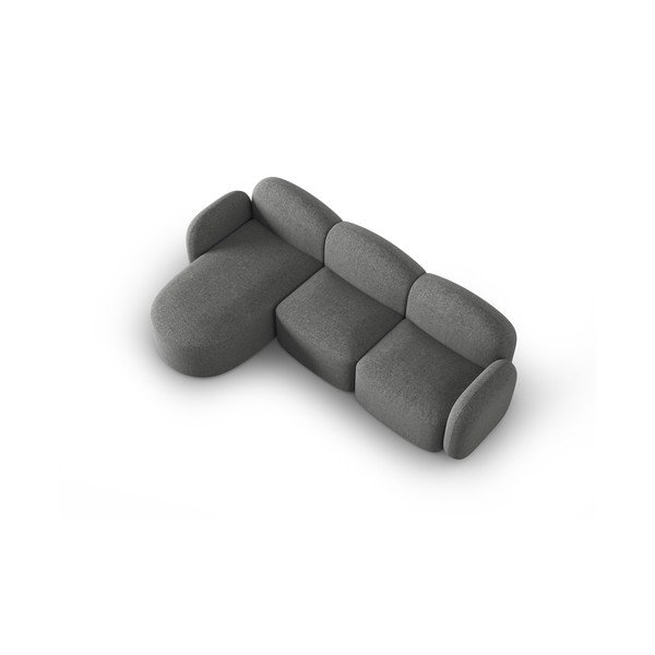 Tumši pelēks stūra dīvāns (ar kreiso stūri) Blair – Micadoni Home-image-3