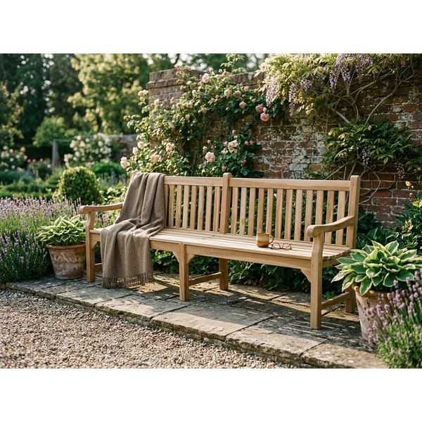 Dabīga toņa masīvkoka dārza sols Madura – Garden Pleasure-image-1