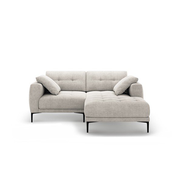 Bēšs stūra dīvāns (ar labo stūri/ar zvilni) Bemy – Micadoni 