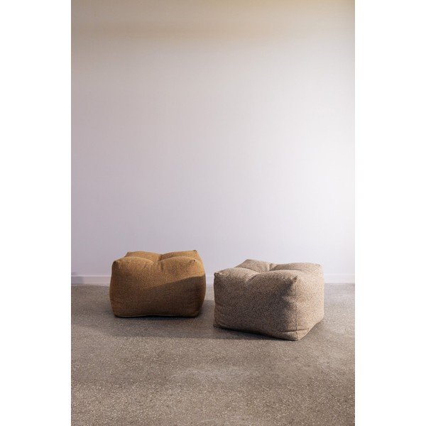 Gaiši zils velveta pufs Buddy – Karup-image-2