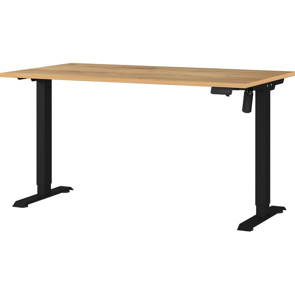 Darba galds ar elektriski regulējamu augstumu 80x140 cm Boras – Germania-image-2