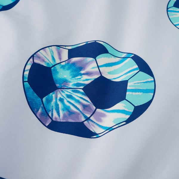 Vienguļamā bērnu gultas veļa 135x200 cm Tie Dye Football – Catherine Lansfield-image-4