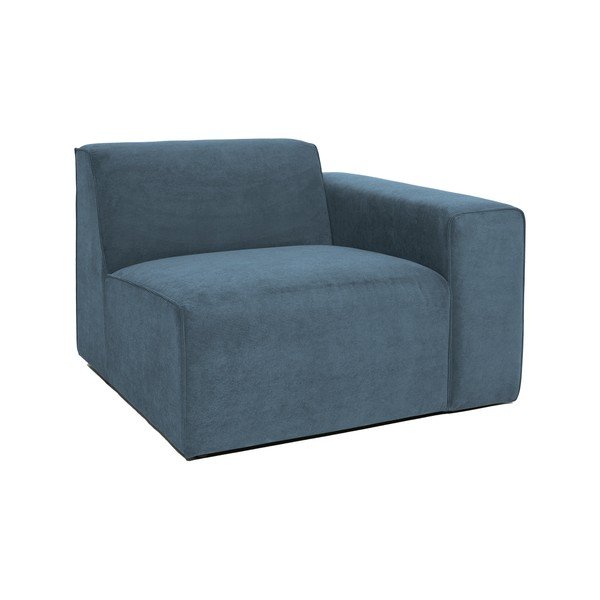 Zils velveta modulārais dīvāns (ar labo stūri) Sting – Scandic-image-1