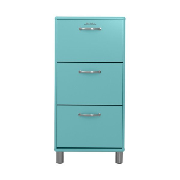 Tirkīzzils atvāžams apavu plaukts Malibu – Tenzo-image-1