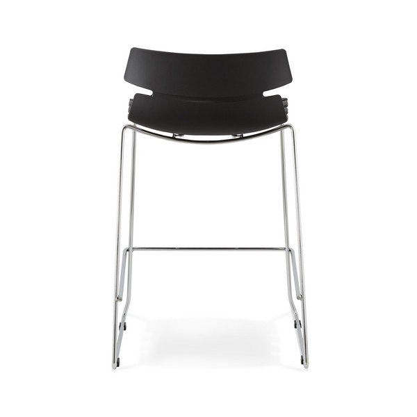 Melns bāra krēsls Kokoon Design Reny-image-1