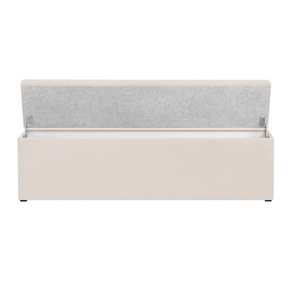 Krēmkrāsas un balts sols ar uzglabāšanas vietu Cosmopolitan Design Los Angeles, platums 140 cm-image-4