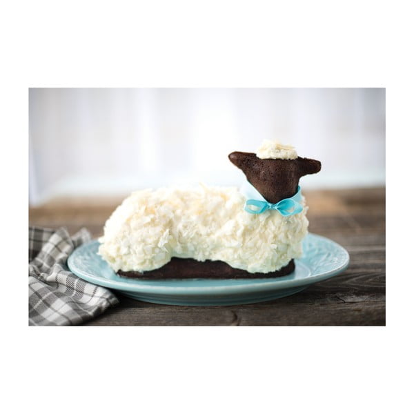 Cepšanas veidne jēra formā sudraba krāsā Nordic Ware Easter, 700 ml-image-4