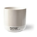 Gaiši pelēka kapučīno porcelāna tasīte 175 ml Warm Gray 2 – Pantone