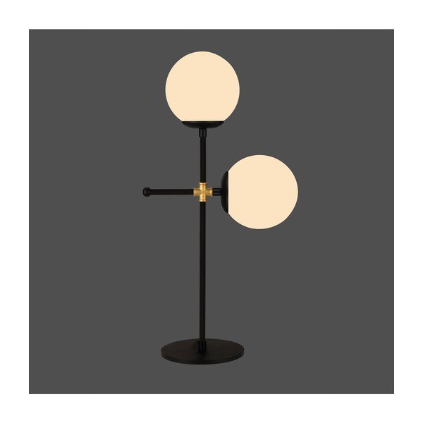 Melna galda lampa Squid Lighting Kruva, augstums 55 cm-image-1