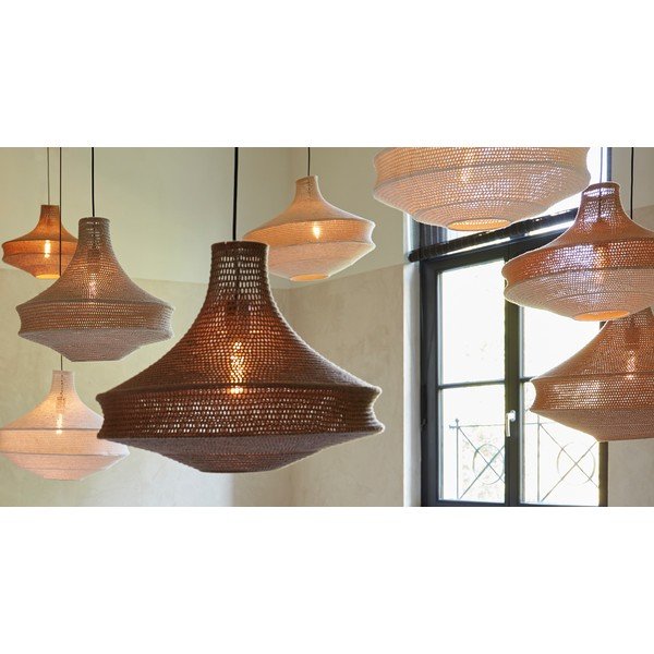 Krēmkrāsas abažūrs ø 50 cm Viggo – Light & Living-image-2
