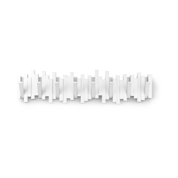 Balts plastmasas sienas pakaramais 72 cm Sticks – Umbra