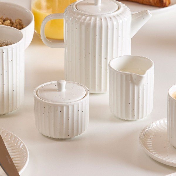 Cukurtrauka un piena krūzes komplekts Ora Gloss – Salt&Pepper-image-1