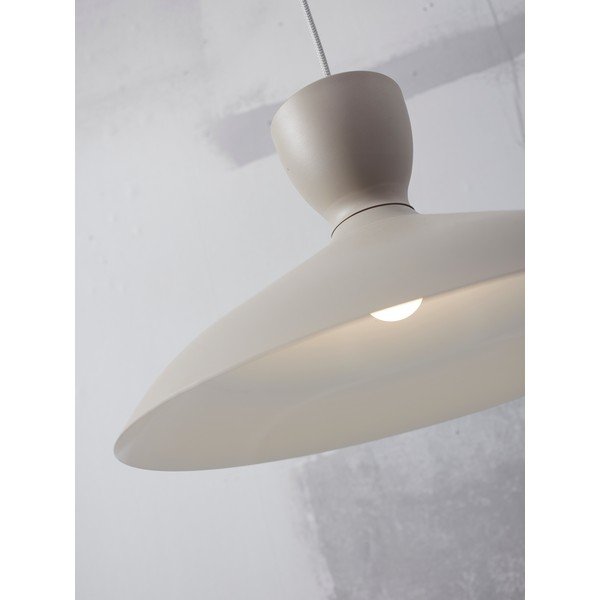 Pelēka piekaramā lampa ar metāla abažūru ø 40 cm Hanover – it's about RoMi-image-2