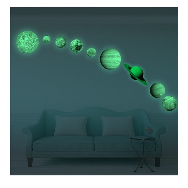 9 uzlīmju komplekts Ambiance Solar System-image-1