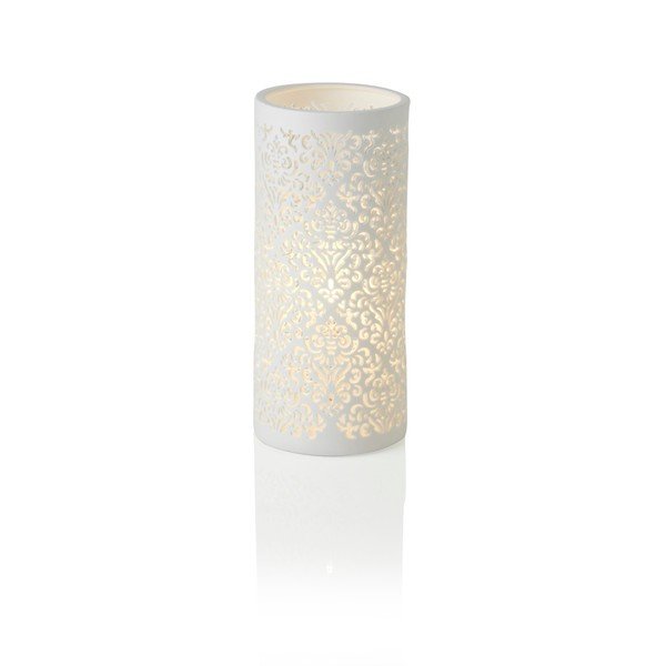 Porcelāna galda lampa Brandani Jacquard, augstums 28 cm-image-1