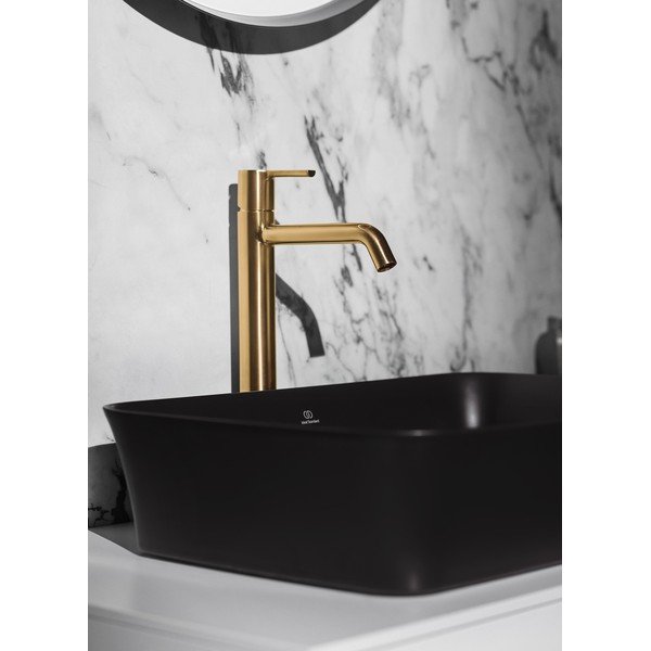 Spīdīgi melna keramikas izlietne 55x38 cm Ipalyss – Ideal Standard-image-1