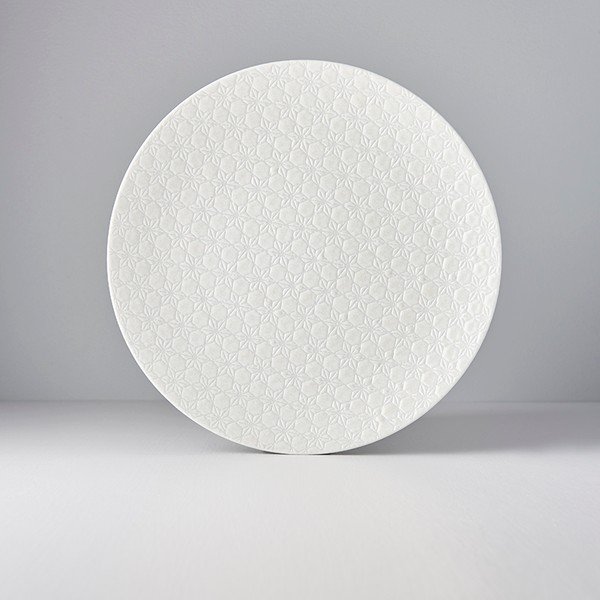Balts keramikas šķīvis MIJ Star, ø 29 cm-image-1