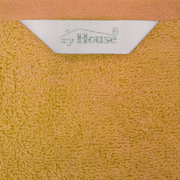 Oranžs kokvilnas dvielis 100x50 cm Darwin – My House-image-1