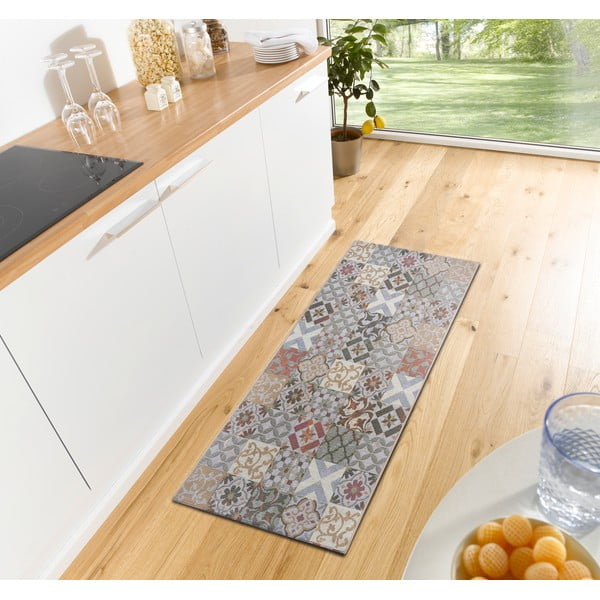 Pelēks celiņa paklājs 75x150 cm Cappuccino Mosaik – Hanse Home-image-1