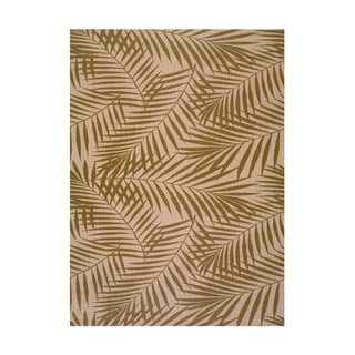 Brūni bēšs āra paklājs Universal Palm, 160 x 230 cm