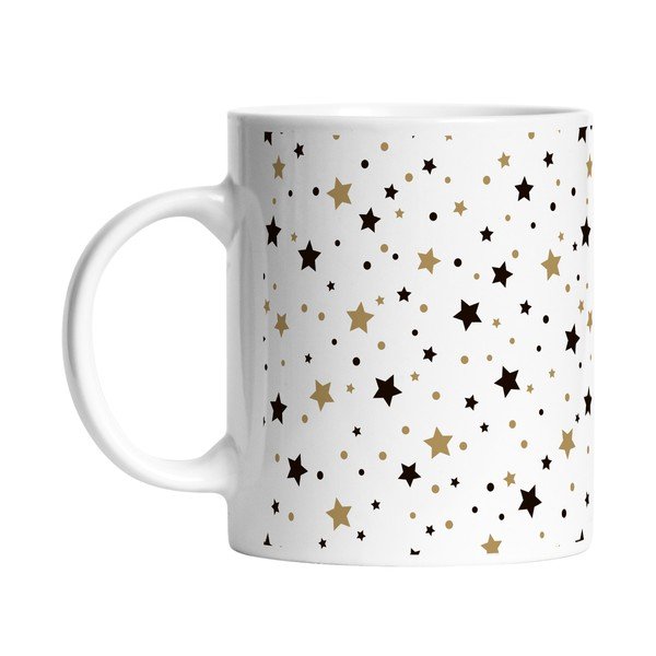 Balta keramikas krūze ar Ziemassvētku motīvu 330 ml – Butter Kings-image-1