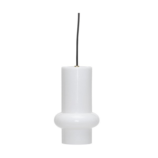 Balta stikla piekaramā lampa ø 15 cm Pilule – Hübsch