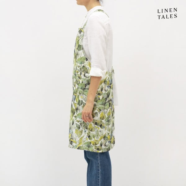 Lina priekšauts Khaki – Linen Tales-image-2