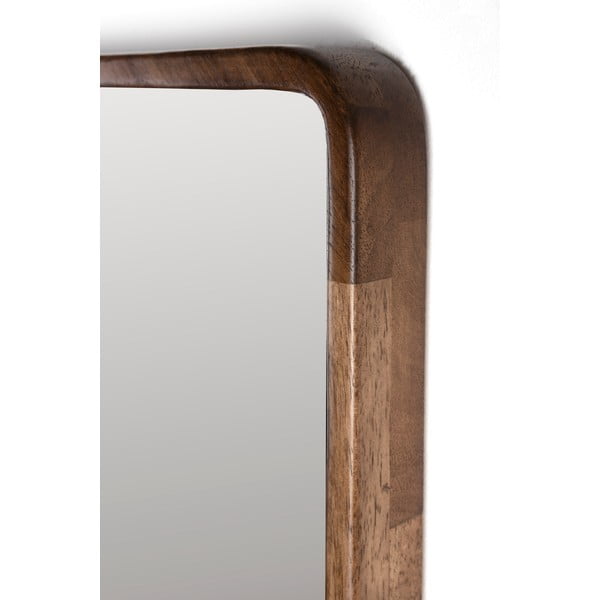 Sienas spogulis ar masīvkoka rāmi 34x120 cm Nyko – White Label-image-2