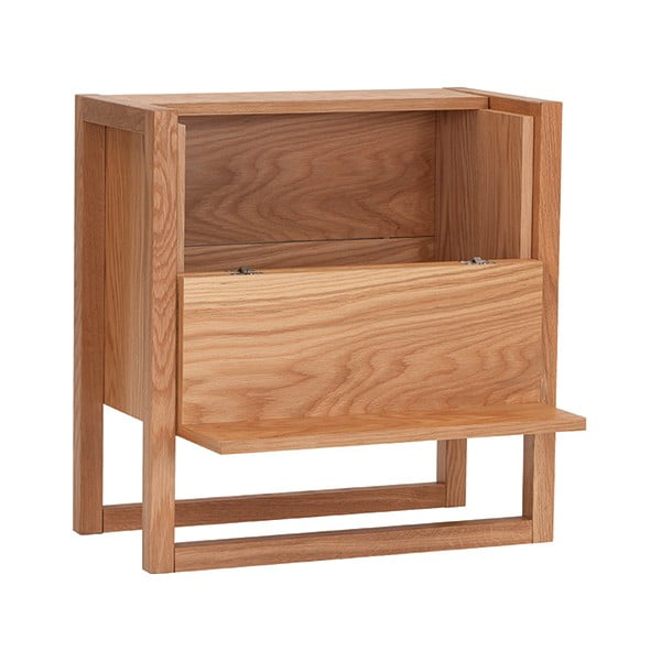 Dabīga toņa vīna skapītis no ozolkoka 59x60 cm NewEst – Woodman-image-4