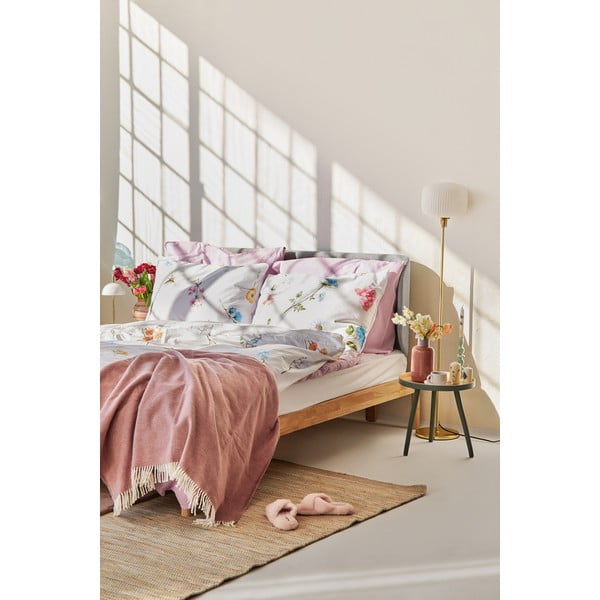 Divguļamā kokvilnas gultasveļa Bonami Selection Fleur, 200 x 200 cm-image-4