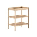 Dabīga toņa dižskābarža masīvkoka pārtinamais galds Dino – Vipack